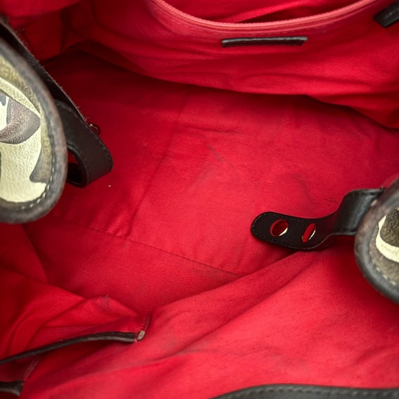 Dooney & Bourke Tan and Brown Giraffe Shoulder Bag - Picture 6 of 6